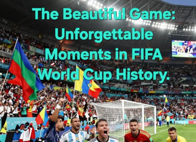 Cover of Beautiful Game: Unforgettable Moments in FIFA World Cup History.